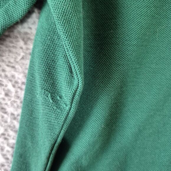 Mens Golf Polo Shirt LARGE Green Collection Masters 100% Cotton Embroidered Logo - Picture 8 of 10